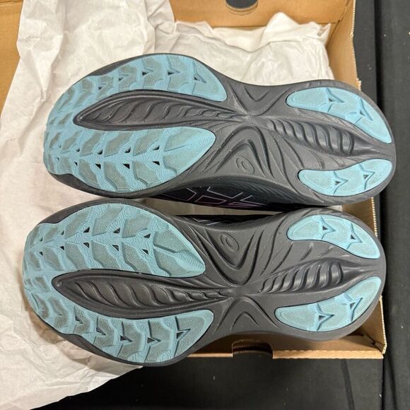 Asics Gel Cumulus 25 GTX Black Hot Pink Running Shoes Sneakers 8 - Picture 5 of 6